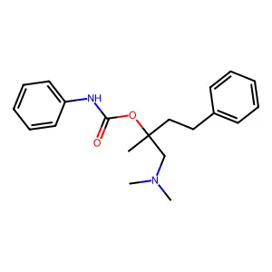 [1-(dimethylamino)-2-methyl-4-phenylbutan-2-yl] N-phenylcarbamate structure