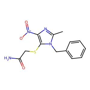 Compound C13H14N4O3S structure
