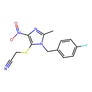 Compound C13H11FN4O2S structure