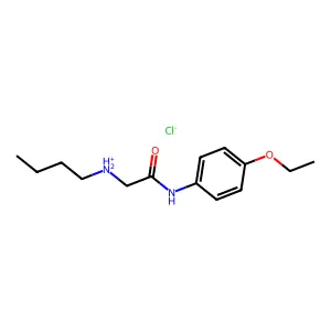 butyl-[2-(4-ethoxyanilino)-2-oxoethyl]azanium chloride structure