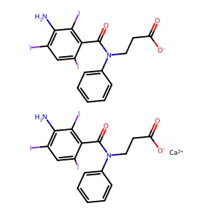 Calcium iobenzamate structure