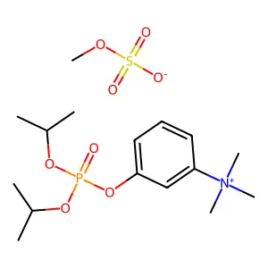 Diisopropylphosphostigmine structure