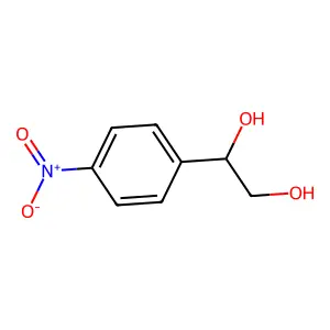 1,2-Ethanediol, 1-(4-nitrophenyl)-, (1S)- structure