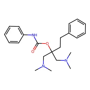 [1-(dimethylamino)-2-[(dimethylamino)methyl]-4-phenylbutan-2-yl] N-phenylcarbamate structure