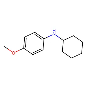 N-cyclohexyl-4-methoxyaniline structure