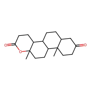 1,2,4,5-Tetrahydrotestolactone structure