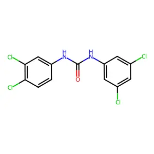 1-(3,4-dichlorophenyl)-3-(3,5-dichlorophenyl)urea structure