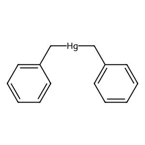 Mercury, bis(phenylmethyl)- structure