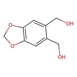 1,3-Benzodioxole-5,6-dimethanol structure