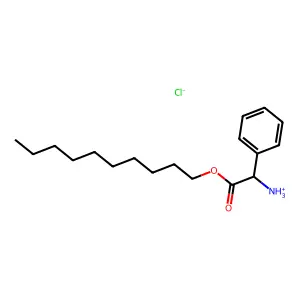 (2-decoxy-2-oxo-1-phenylethyl)azanium chloride structure