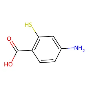4-amino-2-sulfanylbenzoic acid structure