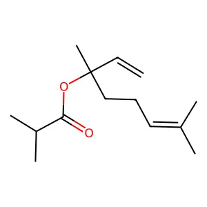 Linalyl isobutyrate structure