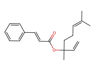 Linalyl cinnamate structure