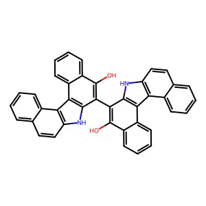 10-(9-hydroxy-12-azapentacyclo[11.8.0.02,11.03,8.016,21]henicosa-1(13),2(11),3,5,7,9,14,16,18,20-decaen-10-yl)-12-azapentacyclo[11.8.0.02,11.03,8.016,21]henicosa-1(13),2(11),3,5,7,9,14,16,18,20-decaen-9-ol structure