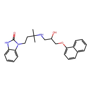 Adimolol structure