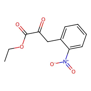 ethyl 3-(2-nitrophenyl)-2-oxopropanoate structure