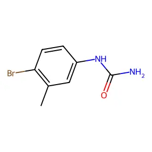 (4-bromo-3-methylphenyl)urea structure