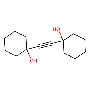 1,1'-Ethynylenedicyclohexanol structure