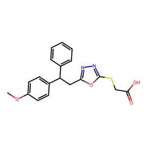 Compound C19H18N2O4S structure
