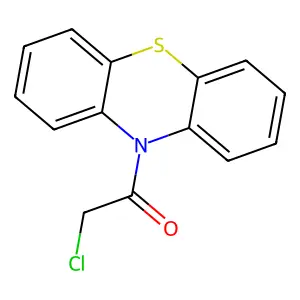 10-(Chloroacetyl)-10H-phenothiazine structure