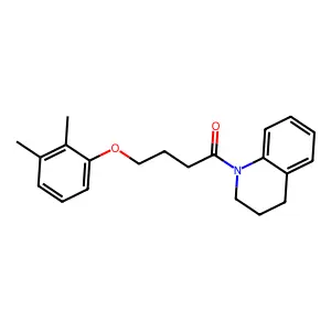 1-(3,4-dihydro-2H-quinolin-1-yl)-4-(2,3-dimethylphenoxy)butan-1-one structure