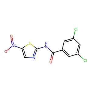 Compound C10H5Cl2N3O3S structure