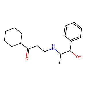 Alifedrine structure