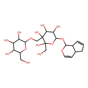 11-O-beta-Glucosyl decaloside structure