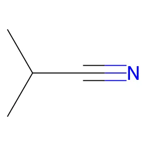 Isobutyronitrile structure