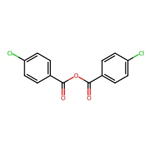 (4-chlorobenzoyl) 4-chlorobenzoate structure