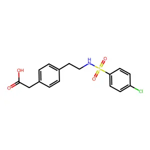 Compound C16H16ClNO4S structure