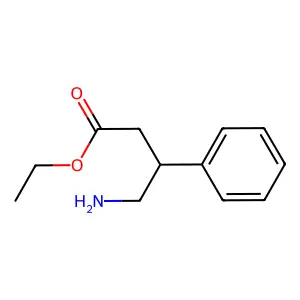 ethyl 4-amino-3-phenylbutanoate structure