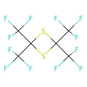 Compound C6F12S2 structure