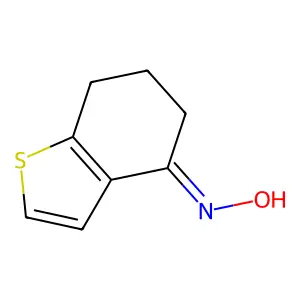 (E)-6,7-dihydrobenzo[b]thiophen-4(5h)-one oxime structure