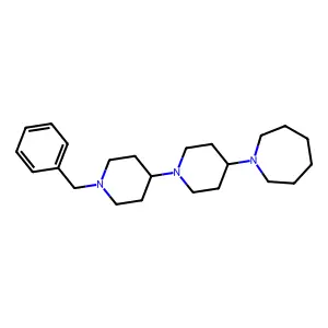 1-[1-(1-benzylpiperidin-4-yl)piperidin-4-yl]azepane structure