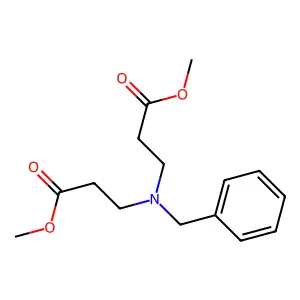 methyl 3-[benzyl-(3-methoxy-3-oxopropyl)amino]propanoate structure