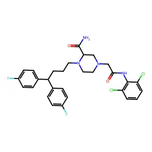 Mioflazine structure