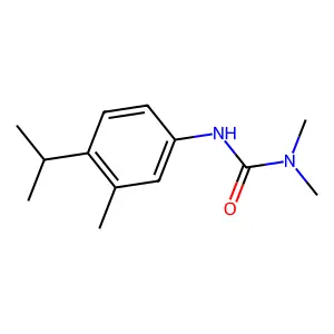 1,1-dimethyl-3-(3-methyl-4-propan-2-ylphenyl)urea structure