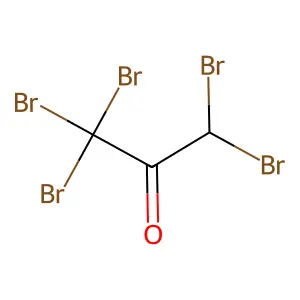 Pentabromoacetone structure