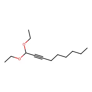 1,1-Diethoxynon-2-yne structure