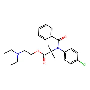 Compound C23H29ClN2O3 structure
