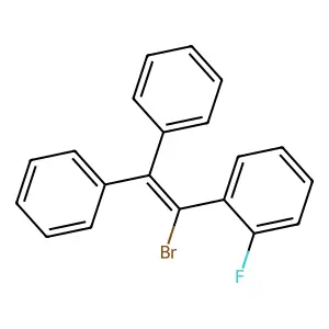 ETHYLENE, 1-BROMO-2,2-DIPHENYL-1-(o-FLUOROPHENYL)- structure