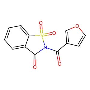 Furoyl saccharin structure