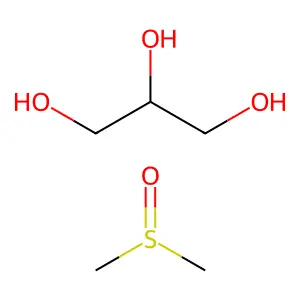 1,2,3-Propanetriol, mixt. with sulfinylbis(methane) structure
