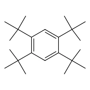 1,2,4,5-Tetra-tert-butylbenzene structure