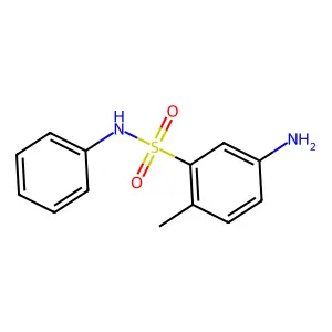 Benzenesulfonamide, 5-amino-2-methyl-N-phenyl- structure