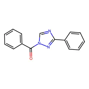 1-Benzoyl-3-phenyl-1,2,4-triazole structure