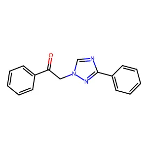Ethanone, 1-phenyl-2-(3-phenyl-1H-1,2,4-triazol-1-yl)- structure