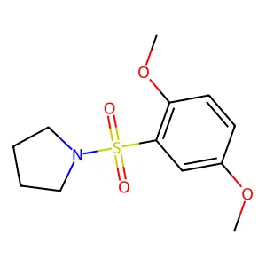 1-(2,5-Dimethoxy-benzenesulfonyl)-pyrrolidine structure