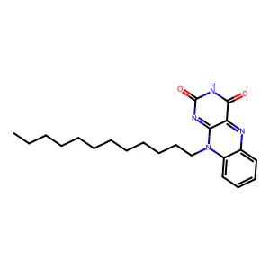 10-dodecylbenzo[g]pteridine-2,4-dione structure
